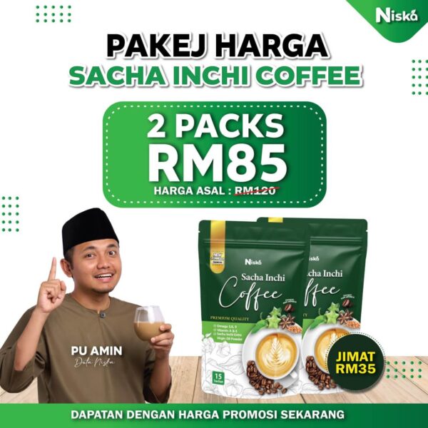 2 Pek Kopi Sacha Inchi