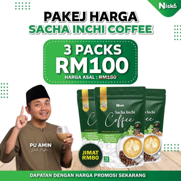 3 Pek Kopi Sacha Inchi